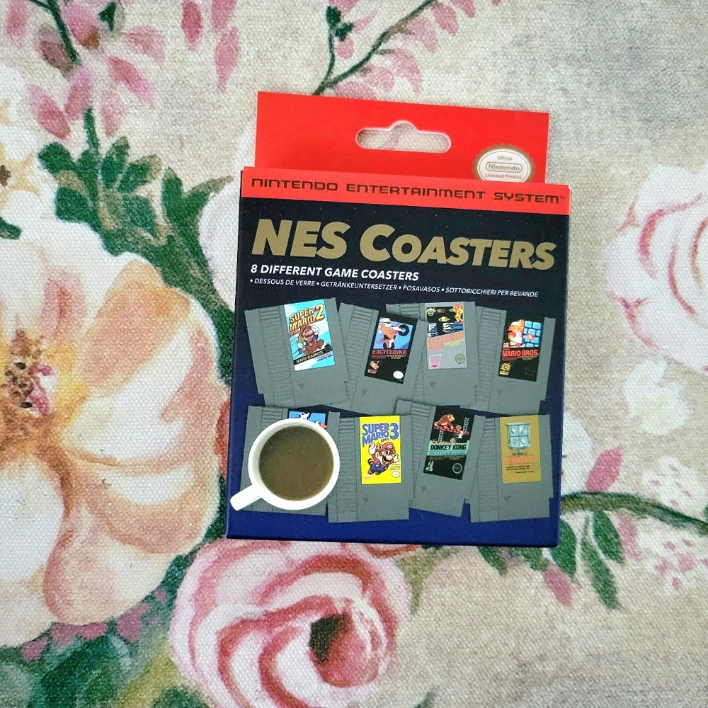 Paladone | Nintendo NES Drink Coasters | Set of 8 | BNWT